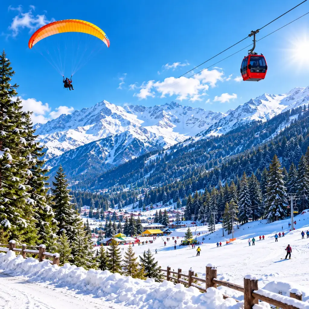 Snowy Mountain Adventure Valley